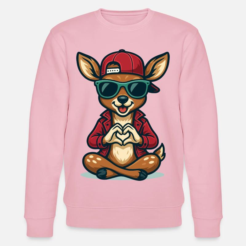Fawn Love Style - Stanley/Stella Unisex Bio-Sweatshirt CHANGER - Hellrosa