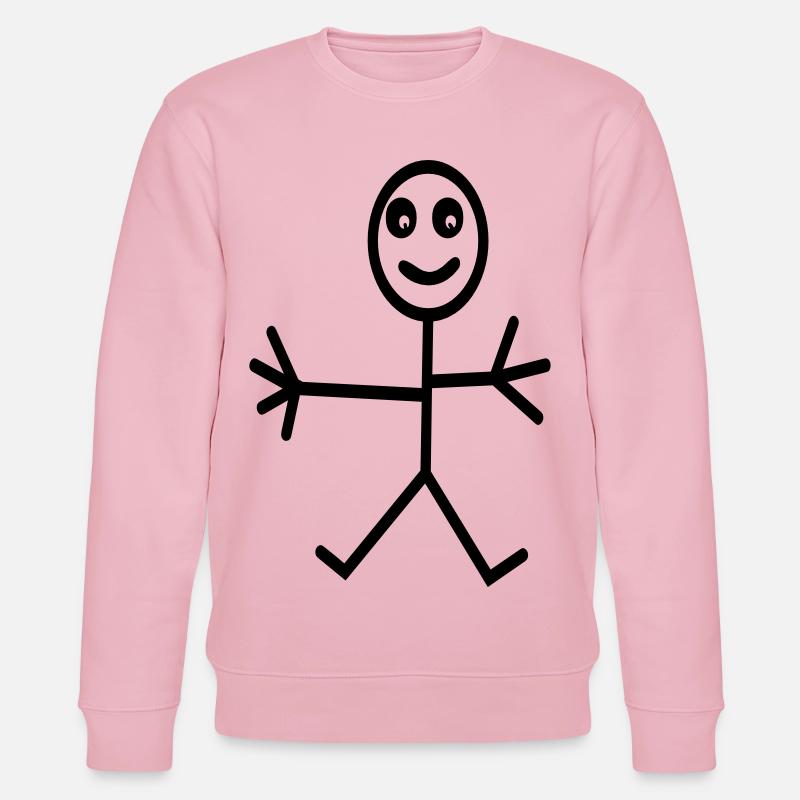 Comic - Stanley/Stella Unisex Bio-Sweatshirt CHANGER - Hellrosa