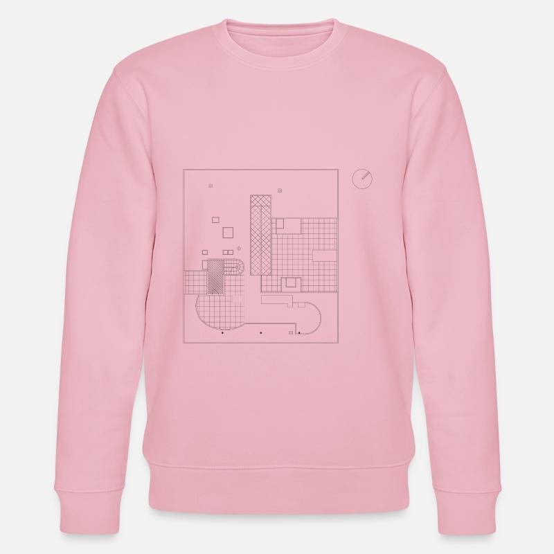 ARCHITECTURE Plan - Stanley/Stella CHANGER Unisex Organic Sweatshirt - cotton pink
