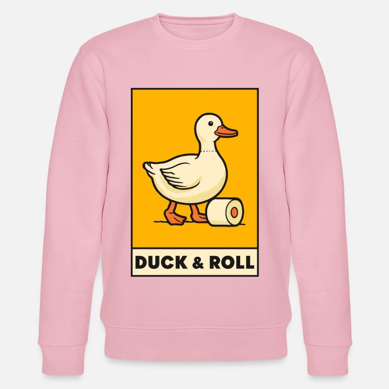 Duck & Roll - Stanley/Stella Unisex Bio-Sweatshirt CHANGER  - Hellrosa