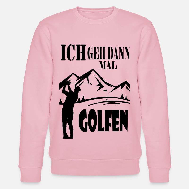 Ich Geh Dann Mal Golfen - Stanley/Stella Unisex Bio-Sweatshirt CHANGER  - Hellrosa