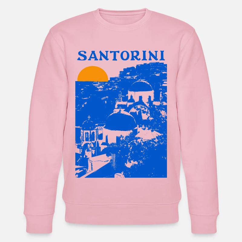 Santorin - Sweat bio CHANGER Stanley/Stella Unisexe - rose pâle