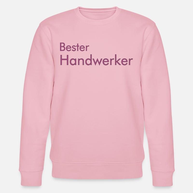Bester Handwerker - Stanley/Stella Unisex Bio-Sweatshirt CHANGER - Hellrosa
