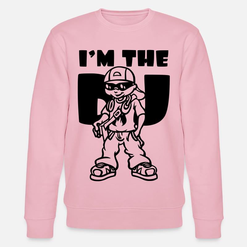 I'm the DJ flex - Sweat bio CHANGER Stanley/Stella Unisexe - rose pâle