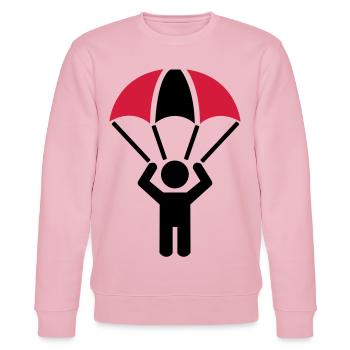 Parachute - Sweat bio CHANGER Stanley/Stella Unisexe - rose pâle - Devant - Jaron (178cm) & Liana (172cm)