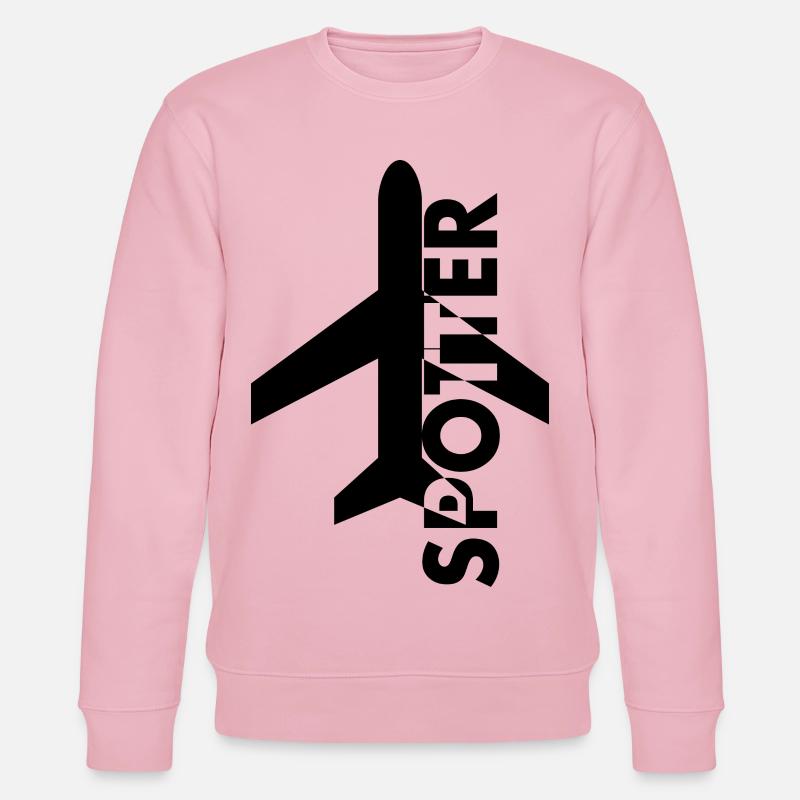 Planespotter - Sweat bio CHANGER Stanley/Stella Unisexe - rose pâle