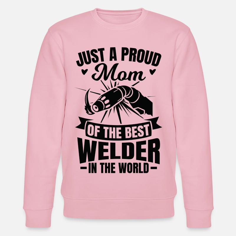 Maman soudeuse - Sweat bio CHANGER Stanley/Stella Unisexe - rose pâle