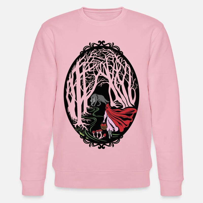 Rotkäppchen Red riding hood - Stanley/Stella Unisex Bio-Sweatshirt CHANGER  - Hellrosa
