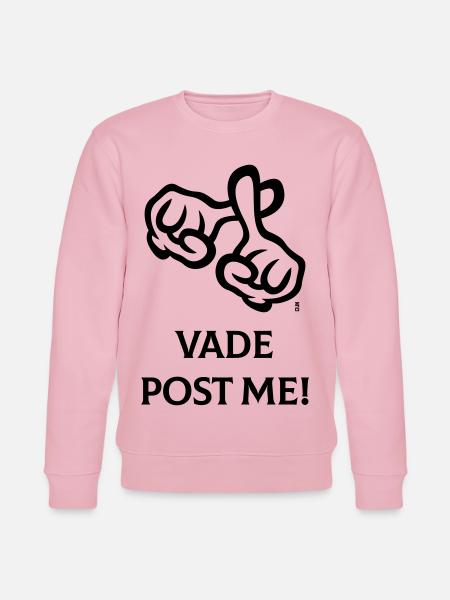 Vade Opublikuj mnie! (Krzyż / Biblia / Religia / 1C) - Ekologiczna bluza unisex Stanley/Stella CHANGER  - jasnoróżowy