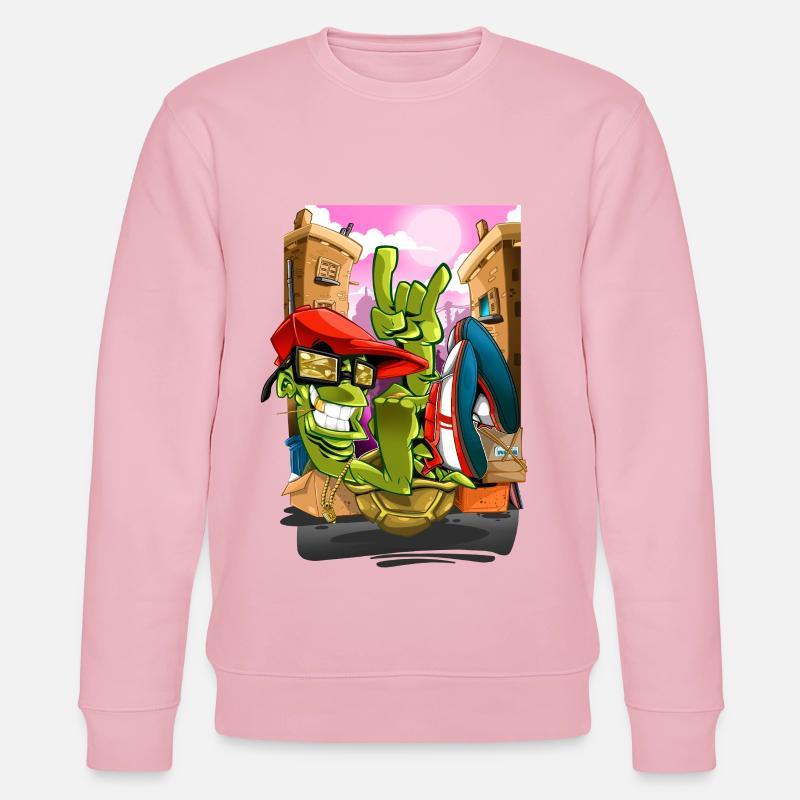 Breakdancing - Stanley/Stella CHANGER Unisex Organic Sweatshirt - cotton pink