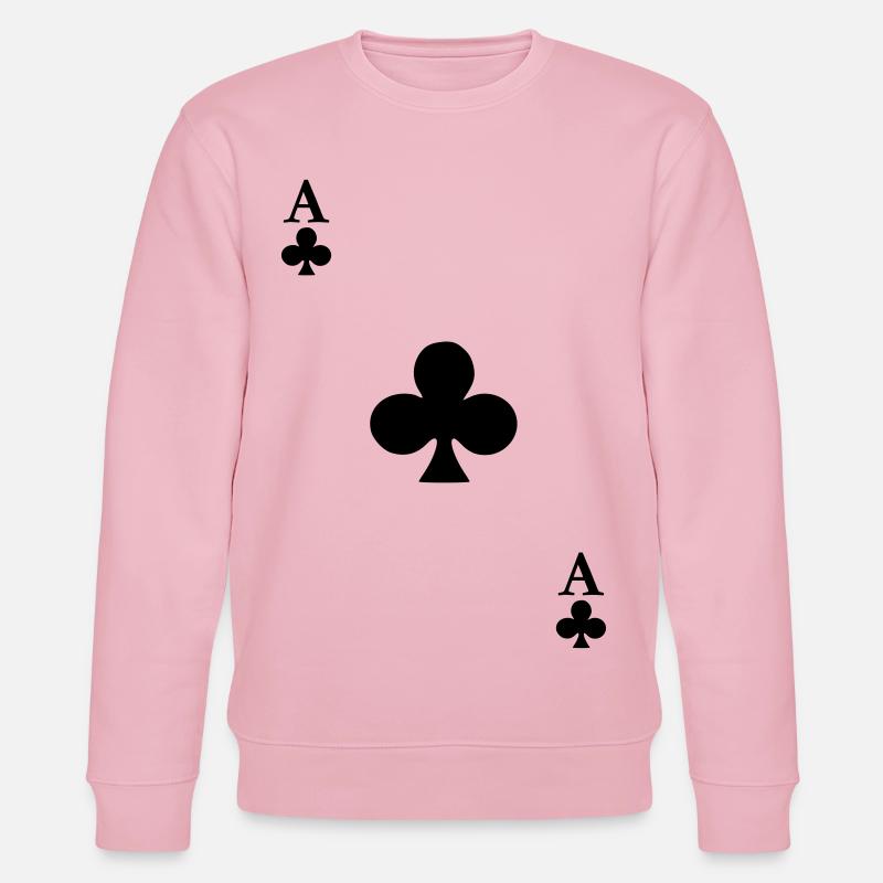 As de Trefle - Sweat bio CHANGER Stanley/Stella Unisexe - rose pâle