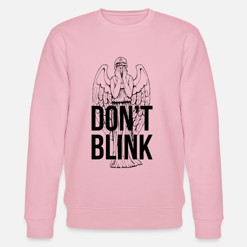 Don't Blink - Stanley/Stella Unisex Bio-Sweatshirt CHANGER  - Hellrosa