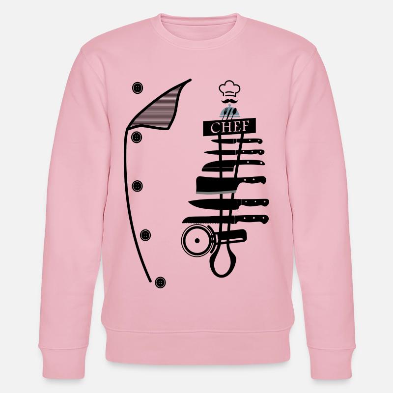 Küchenchef - Stanley/Stella Unisex Bio-Sweatshirt CHANGER  - Hellrosa