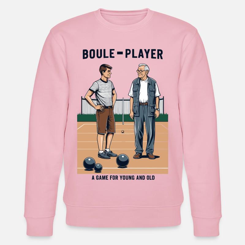 Boule Spieler - Stanley/Stella Unisex Bio-Sweatshirt CHANGER  - Hellrosa