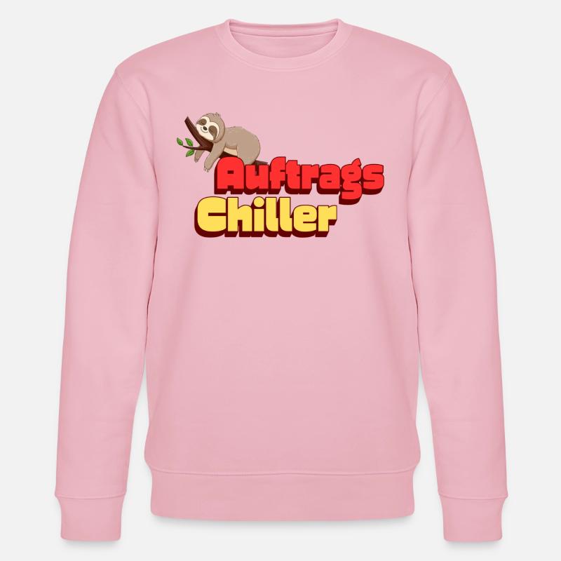 Auftragschiller Sloth - Stanley/Stella Unisex Bio-Sweatshirt CHANGER  - Hellrosa