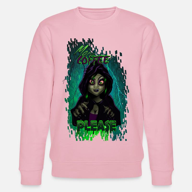 plus de café - Sweat bio CHANGER Stanley/Stella Unisexe - rose pâle