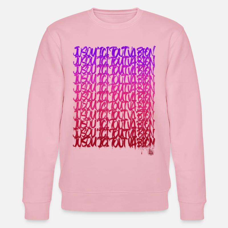 So weit so gut - Stanley/Stella Unisex Bio-Sweatshirt CHANGER  - Hellrosa