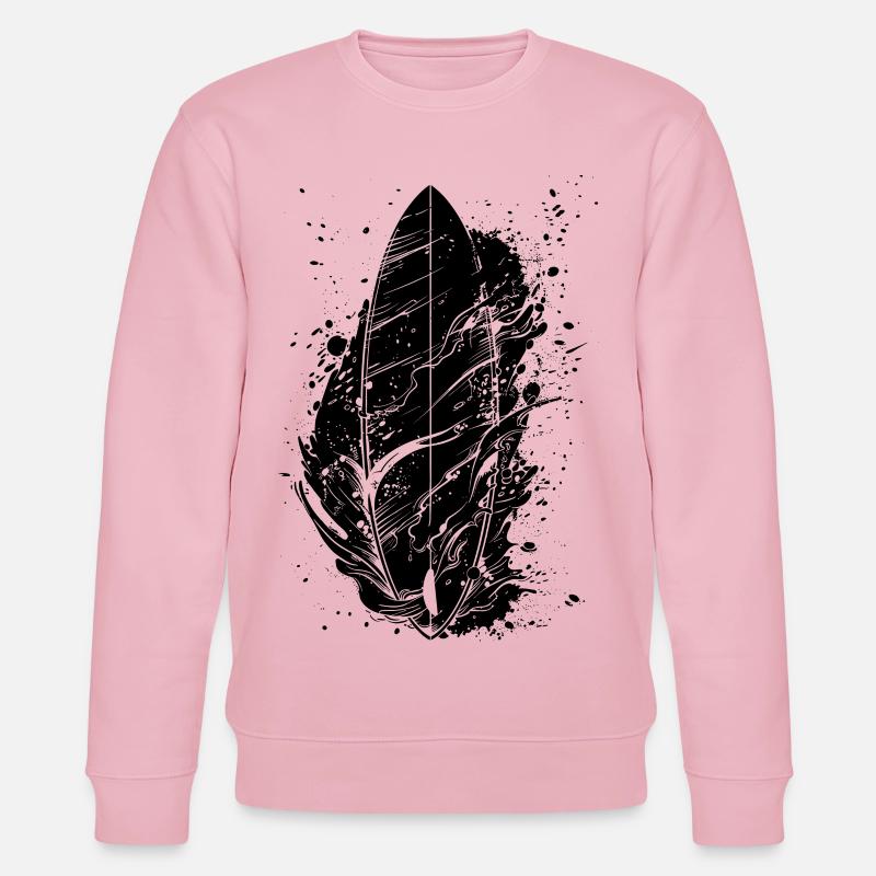 Planche de surf Graffiti - Sweat bio CHANGER Stanley/Stella Unisexe - rose pâle