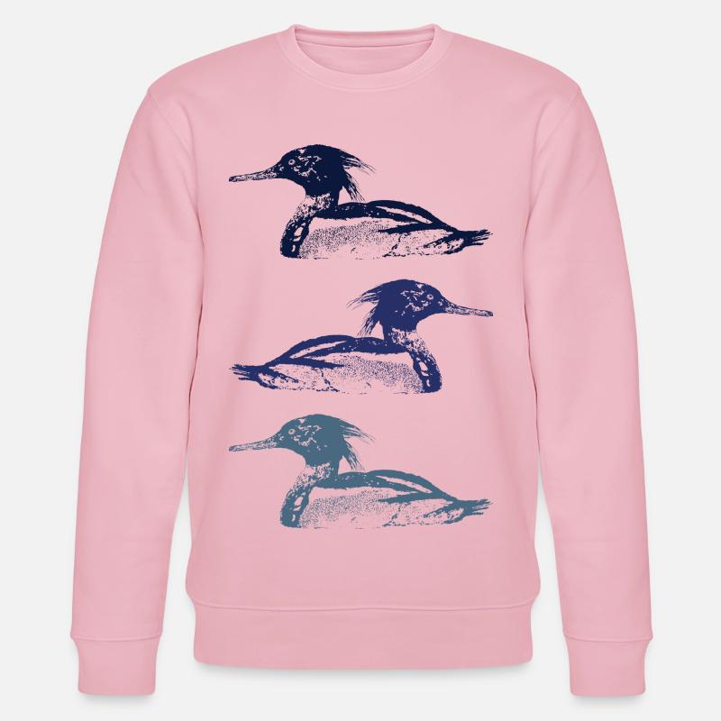 MERGUS - Stanley/Stella Unisex Bio-Sweatshirt CHANGER  - Hellrosa