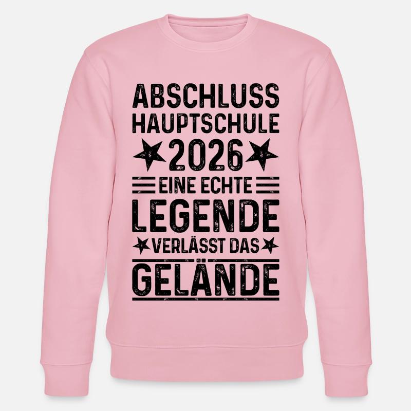 Diplôme du secondaire 2026 - Sweat bio CHANGER Stanley/Stella Unisexe - rose pâle