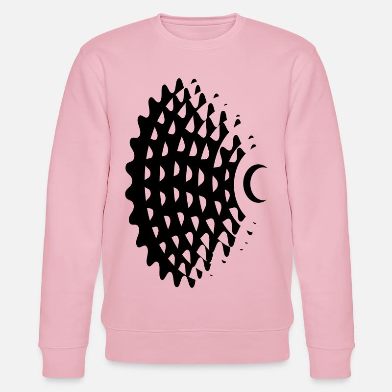 Mountain Bike Shift Cassette - Stanley/Stella CHANGER Unisex Organic Sweatshirt - cotton pink