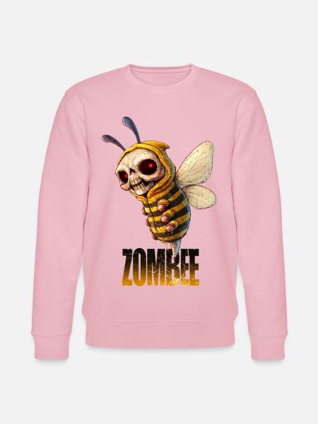 ZOMBEE – Untote Killerbiene im Hoodie - Stanley/Stella Unisex Bio-Sweatshirt CHANGER  - Hellrosa