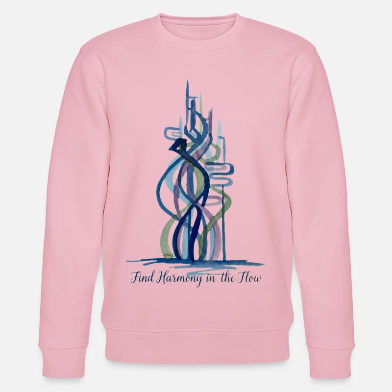 Harmonie dans le Flux - Sweat bio CHANGER Stanley/Stella Unisexe - rose pâle