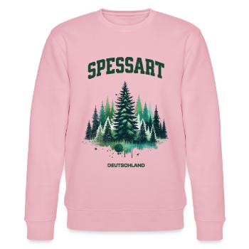 Spessart Allemagne Chemise Forêt Nature Randonnée - Sweat bio CHANGER Stanley/Stella Unisexe - rose pâle - Devant - Jaron (178cm) & Liana (172cm)