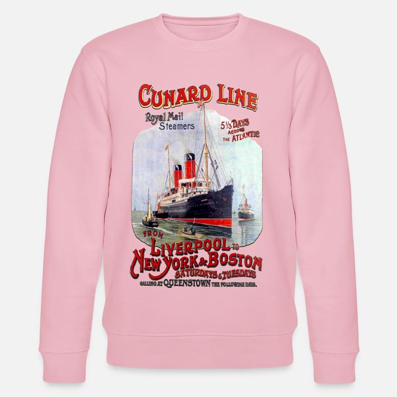 CUNARD LINE PABOT - Stanley/Stella Unisex Bio-Sweatshirt CHANGER  - Hellrosa