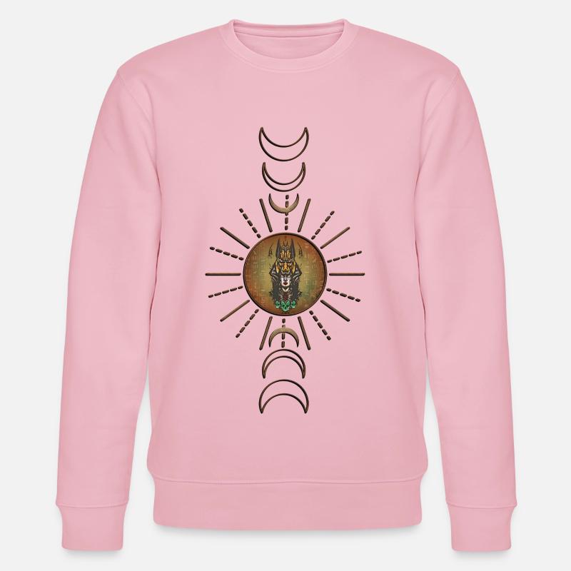 Le masque de chacal d’Anubis - Sweat bio CHANGER Stanley/Stella Unisexe - rose pâle