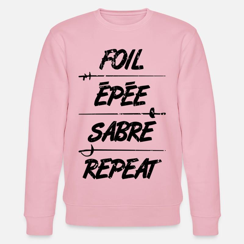 Fechtausrüstung - Stanley/Stella Unisex Bio-Sweatshirt CHANGER  - Hellrosa