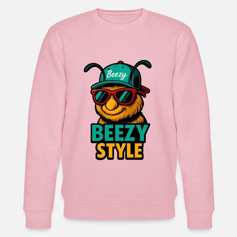 Beezy Style Bee Cap - Sweat bio CHANGER Stanley/Stella Unisexe - rose pâle