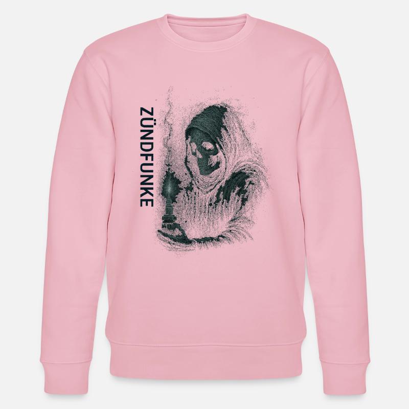 ZÜNDFUNKE – Grim Spark - Sweat bio CHANGER Stanley/Stella Unisexe - rose pâle