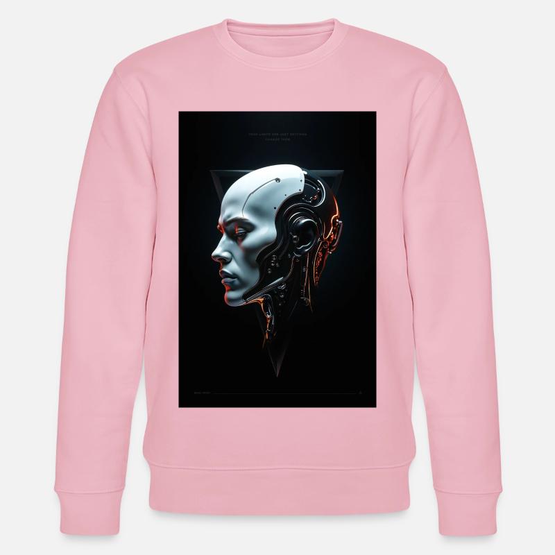 MAD-MND: Maschine - Stanley/Stella Unisex Bio-Sweatshirt CHANGER  - Hellrosa