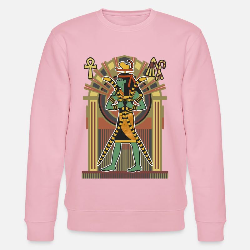 HEKA, dieu égyptien de la magie - Sweat bio CHANGER Stanley/Stella Unisexe - rose pâle