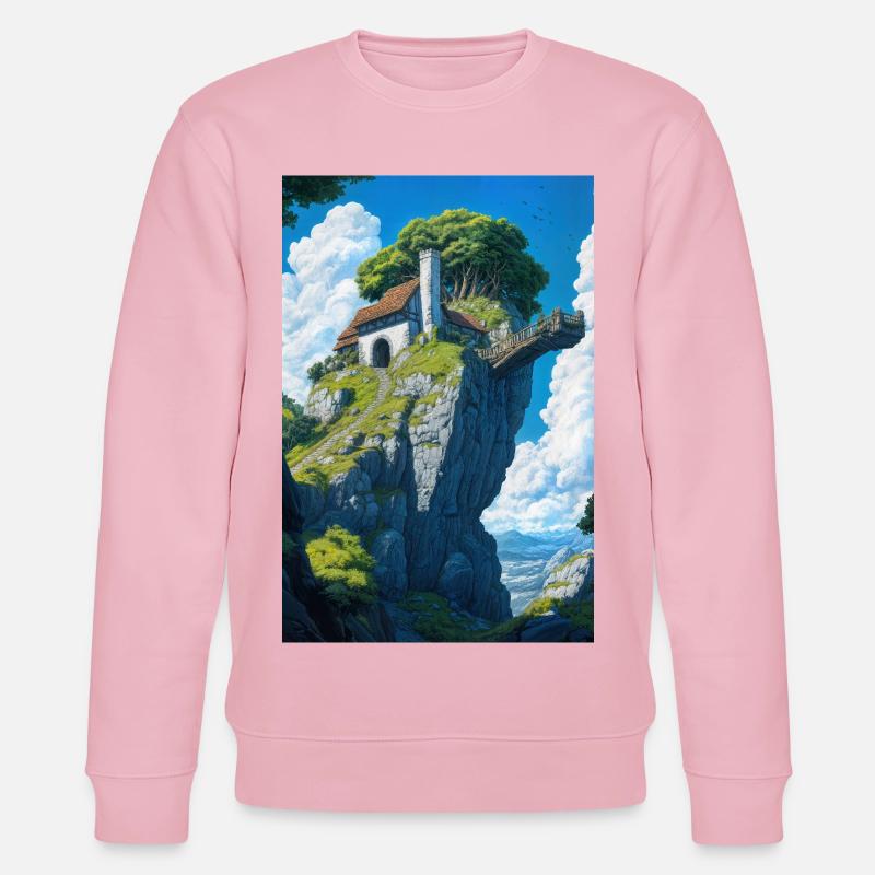 Berghauslandschaft - Stanley/Stella Unisex Bio-Sweatshirt CHANGER  - Hellrosa