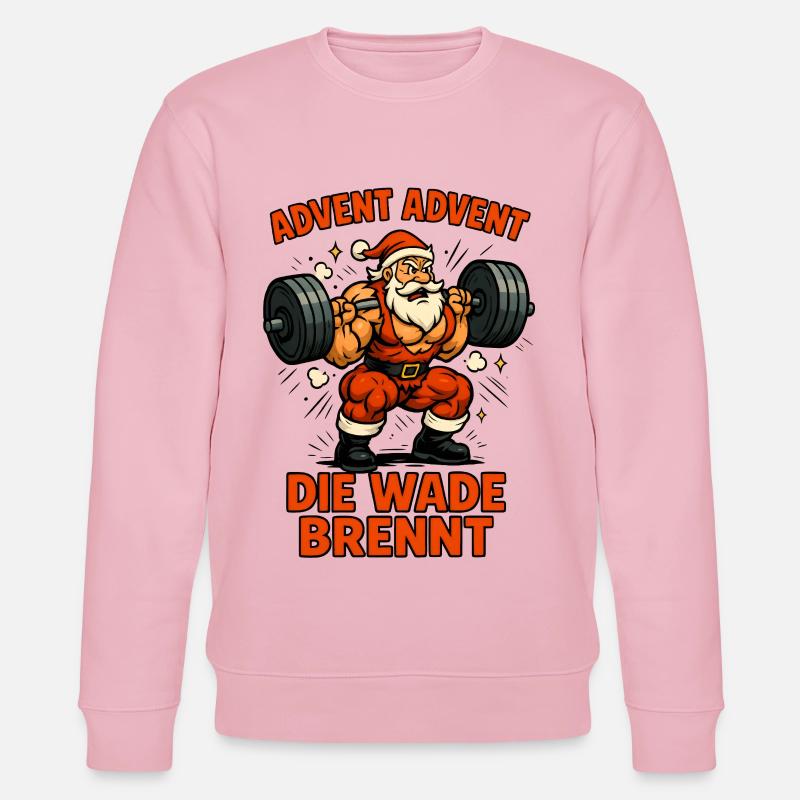 Avent Avent le veau brûle - Sweat bio CHANGER Stanley/Stella Unisexe - rose pâle