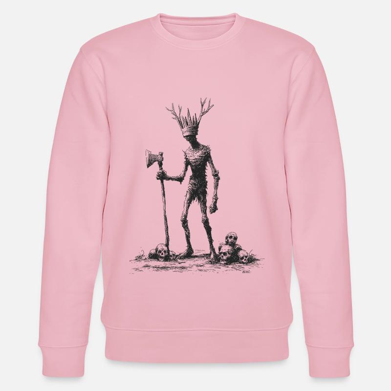 Waldgeist mit Axt - Sweat bio CHANGER Stanley/Stella Unisexe - rose pâle