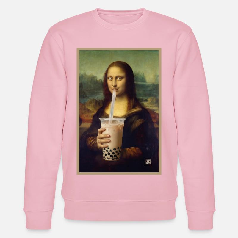 Mona Sip Bubble Tea Portrait - Sweat bio CHANGER Stanley/Stella Unisexe - rose pâle