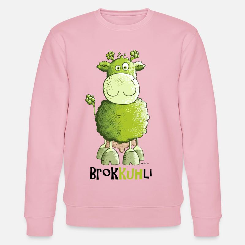Brokkuhli - Stanley/Stella Unisex Bio-Sweatshirt CHANGER  - Hellrosa