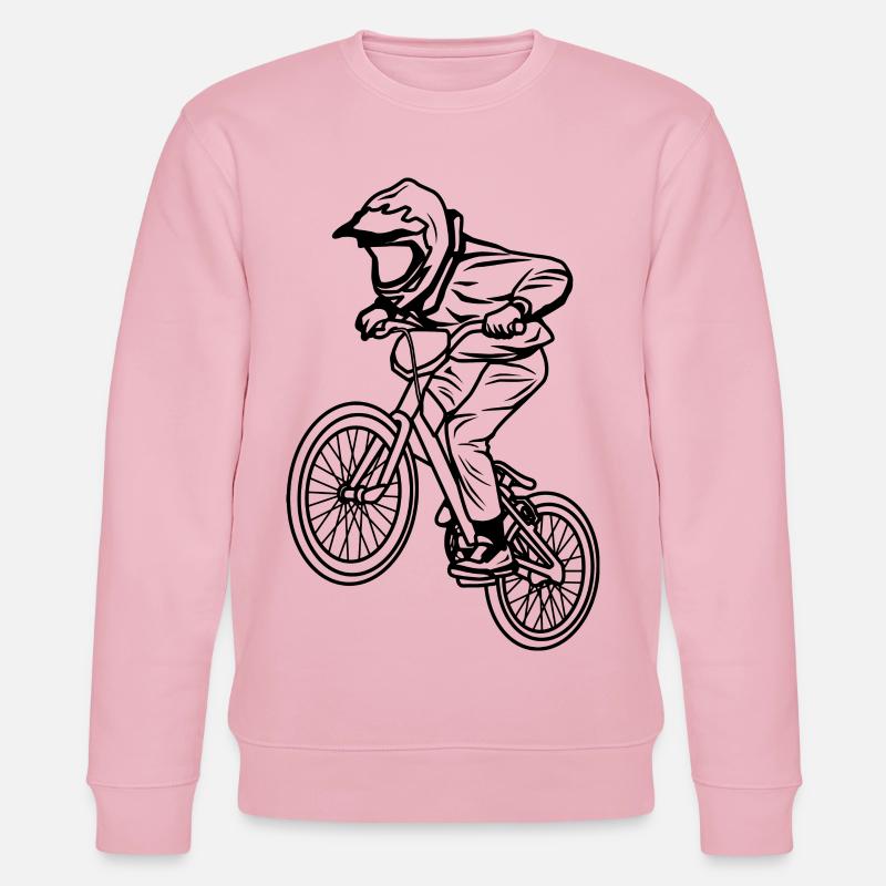 BMX Garçon - Sweat bio CHANGER Stanley/Stella Unisexe - rose pâle