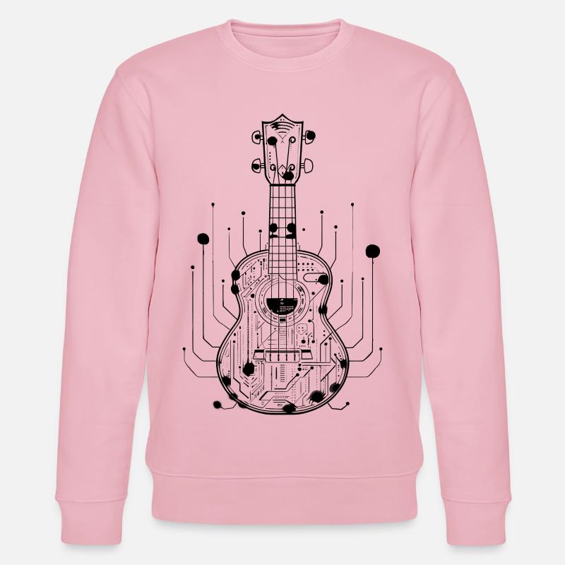 Ukulele - Stanley/Stella Unisex Bio-Sweatshirt CHANGER  - Hellrosa