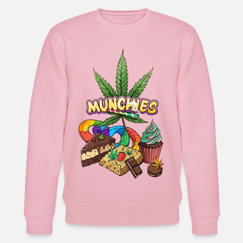 Munchies - Stanley/Stella Unisex Bio-Sweatshirt CHANGER  - Hellrosa