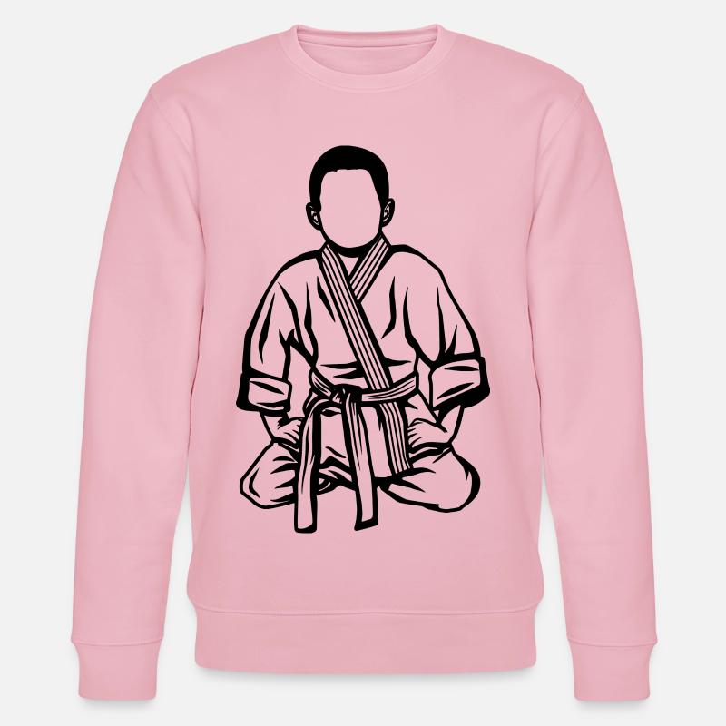 Judo Kid - Stanley/Stella Unisex Bio-Sweatshirt CHANGER  - Hellrosa