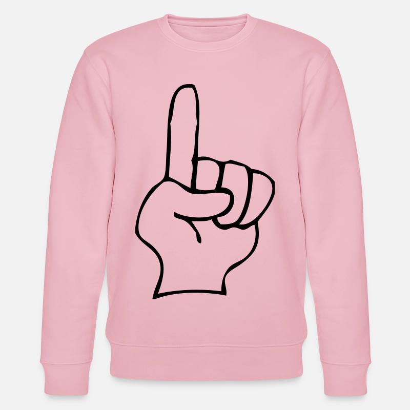 Forefinger - Stanley/Stella CHANGER Unisex Organic Sweatshirt - cotton pink