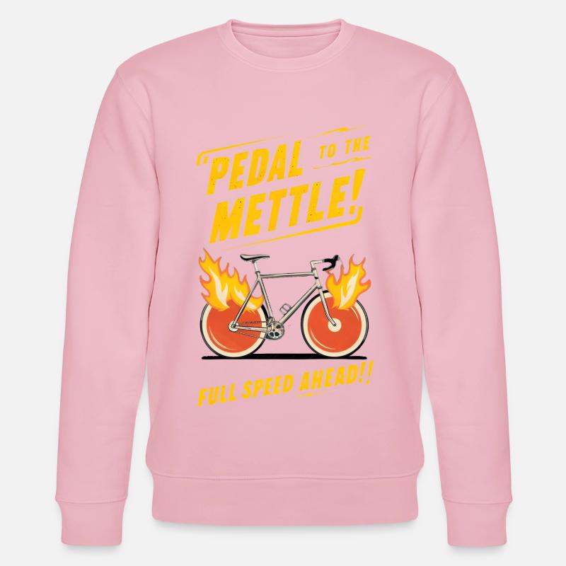 Pedal to the Mettle - Stanley/Stella Unisex Bio-Sweatshirt CHANGER  - Hellrosa