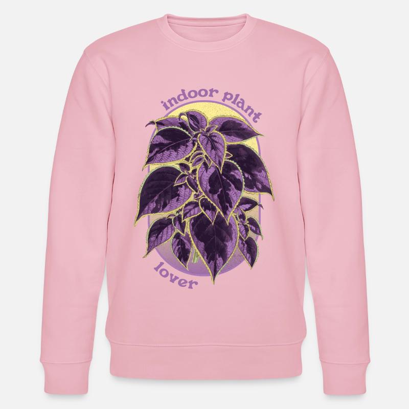 Motif d’amant de plantes d’intérieur - Sweat bio CHANGER Stanley/Stella Unisexe - rose pâle