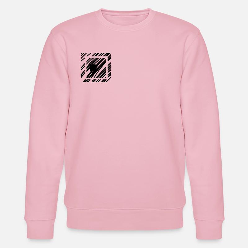 AbstrakterWürfel - Stanley/Stella Unisex Bio-Sweatshirt CHANGER - Hellrosa