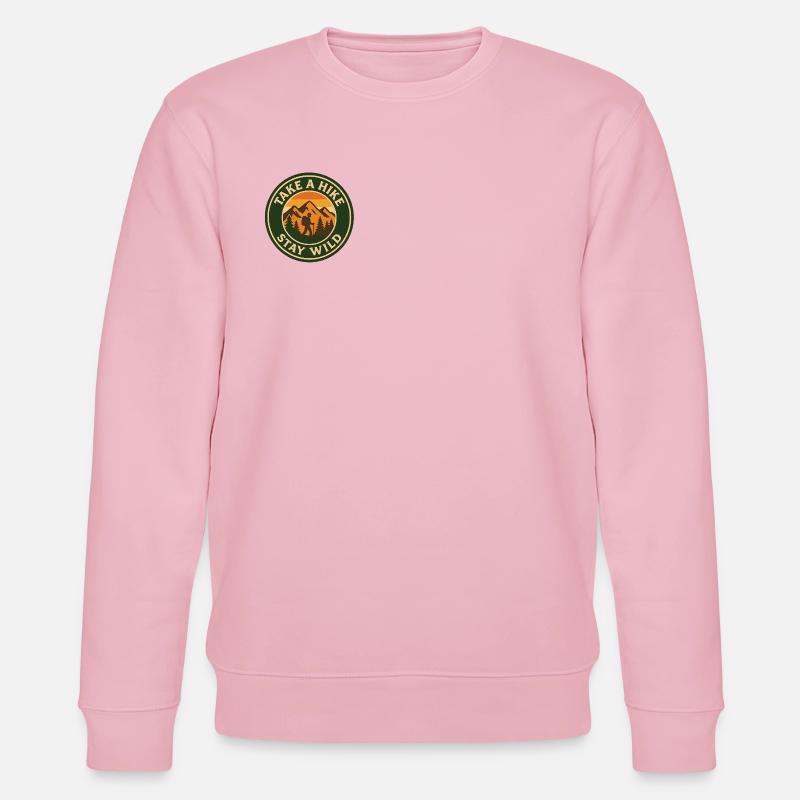 Take A Hike - Stay Wild - Stanley/Stella Unisex Bio-Sweatshirt CHANGER  - Hellrosa