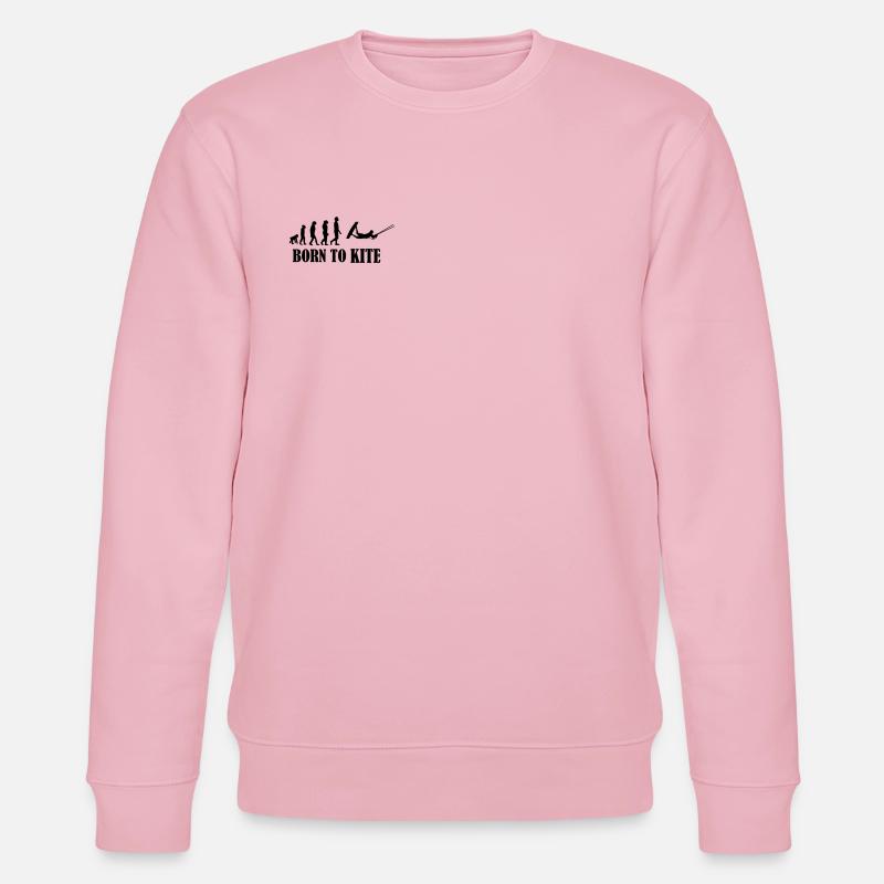 Kiteboard,Kiteboarder,Kite,Kiteboarding,Meer,Board - Stanley/Stella Unisex Bio-Sweatshirt CHANGER - Hellrosa